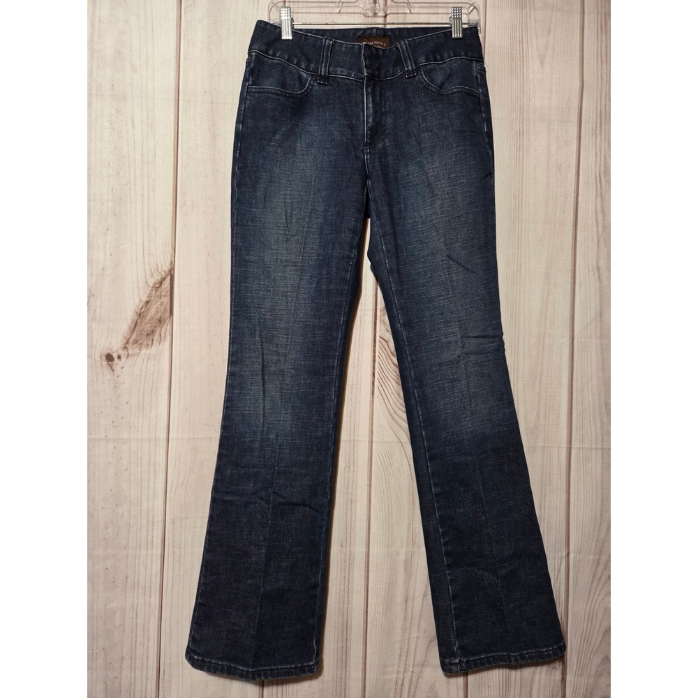 Banana Republic Womens Dark Wash Stretch Denim Bootcut Jeans‎ Size 6